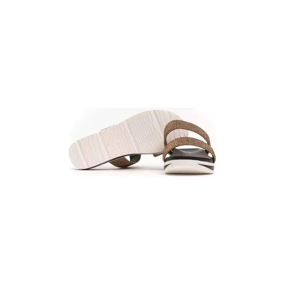 Péché Originel Beige Textile Women Sandal PC-18722-EU36/US6
