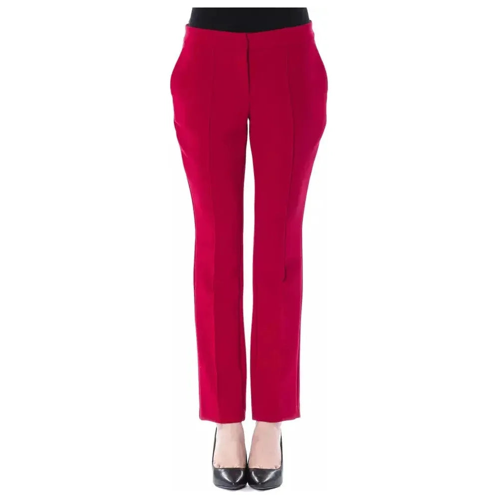 BYBLOS Fuchsia Polyester Pant