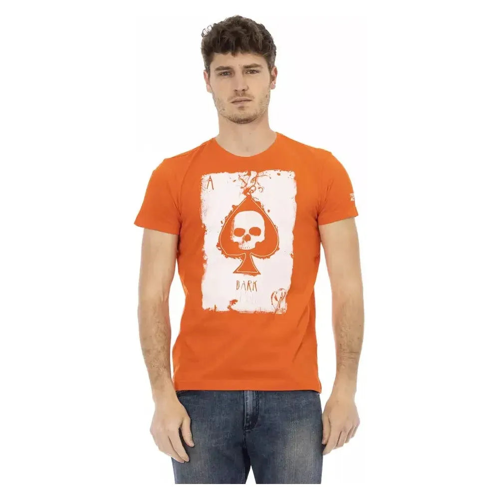 Trussardi Action Orange Cotton T-Shirt