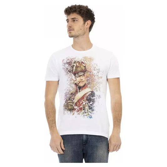 Trussardi Action White Cotton T-Shirt