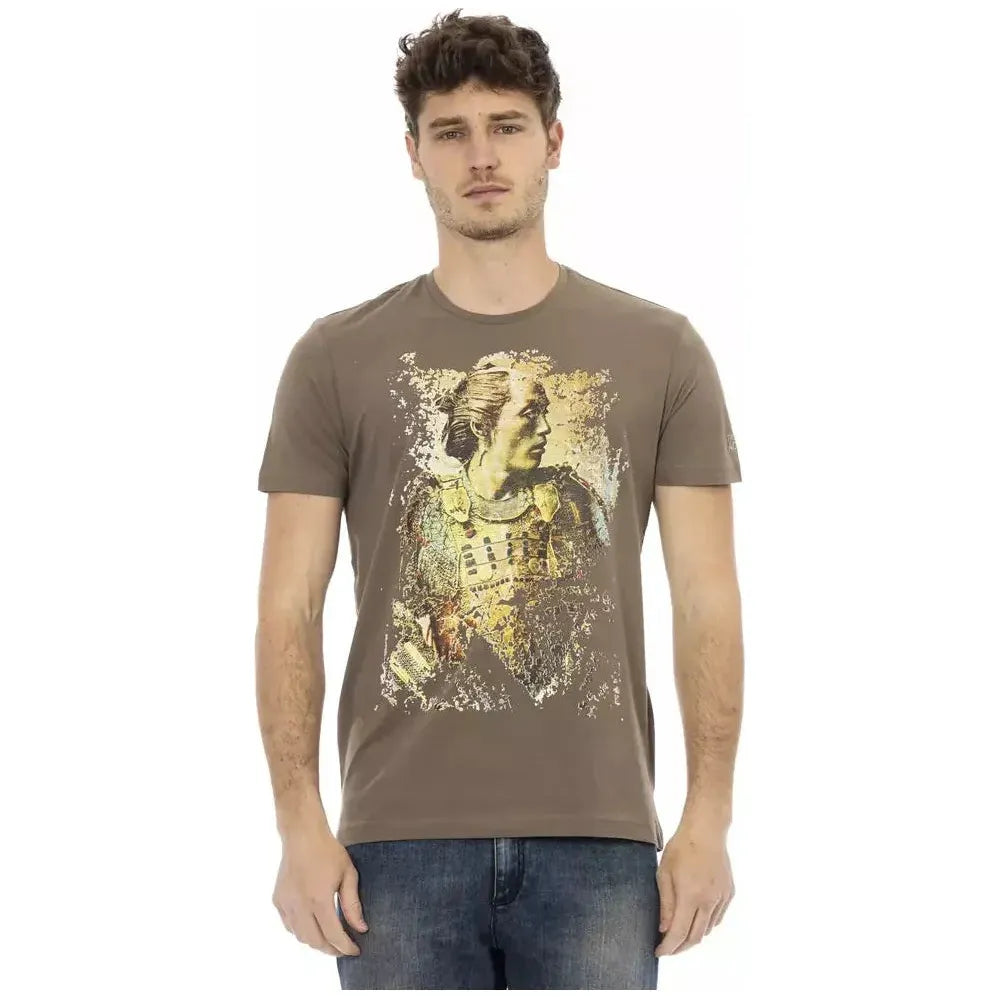 Trussardi Action Brown Cotton T-Shirt