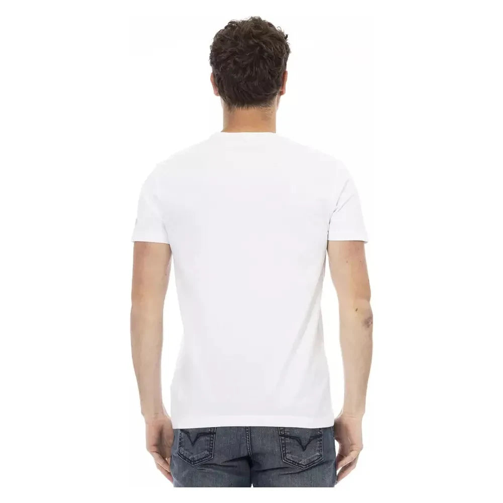 Trussardi Action White Cotton T-Shirt