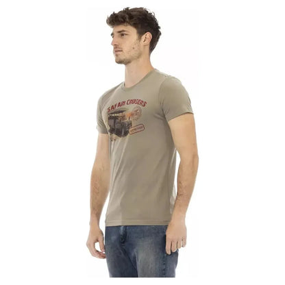 Trussardi Action Green Cotton Men's T-Shirt