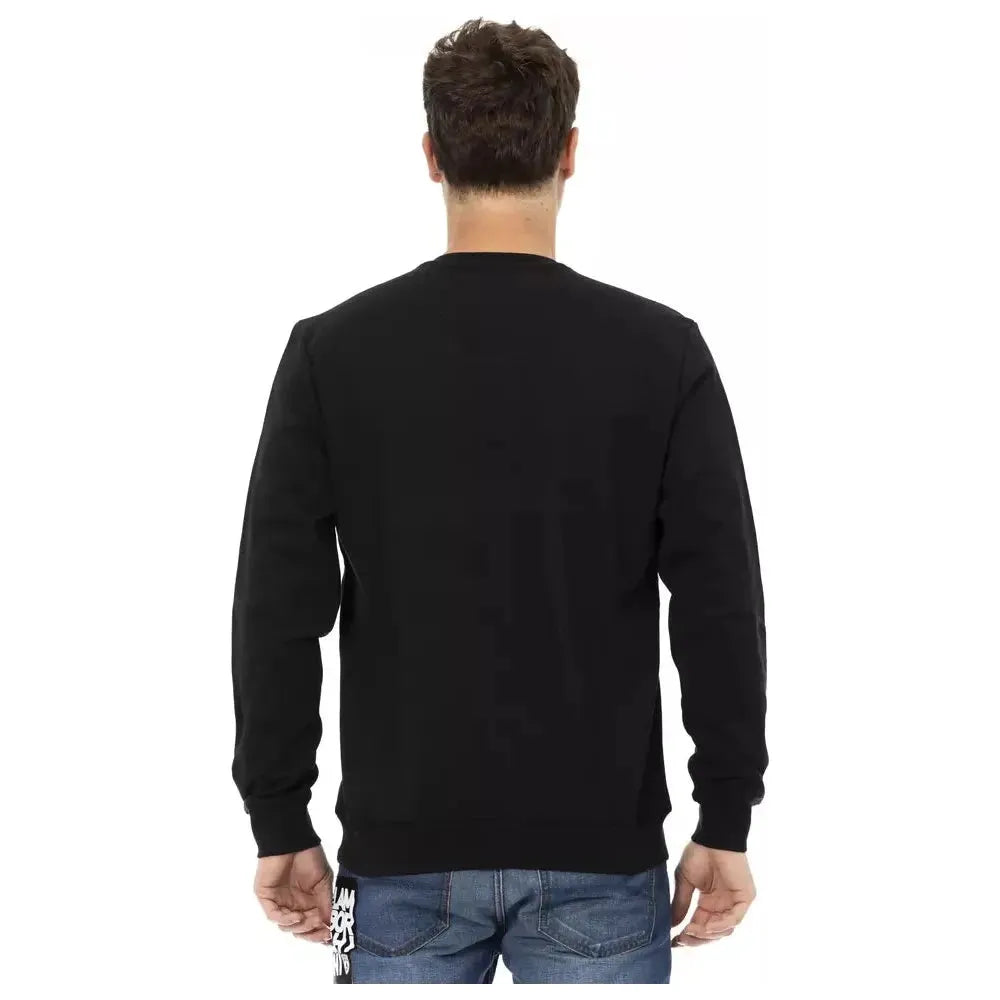 Automobili Lamborghini Black Cotton Sweater