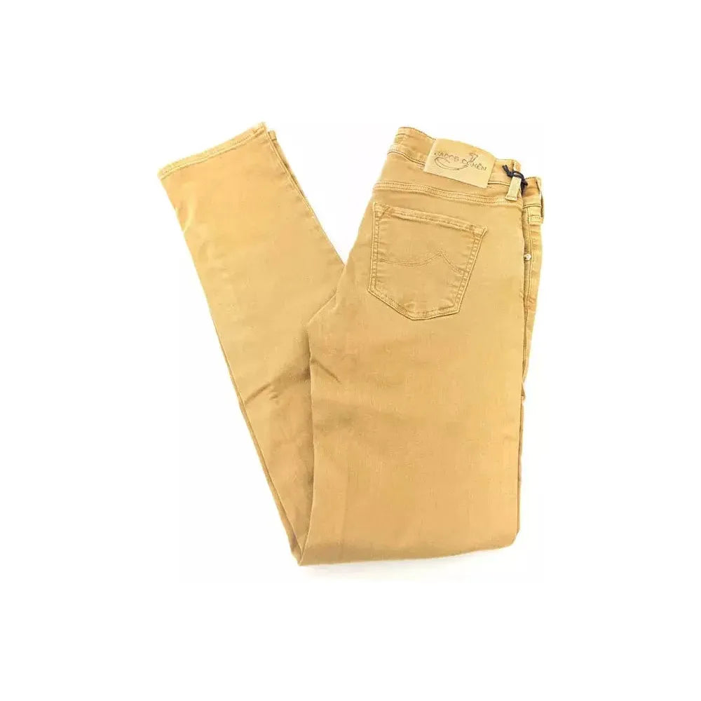 Jacob Cohen Beige Cotton Women Jeans