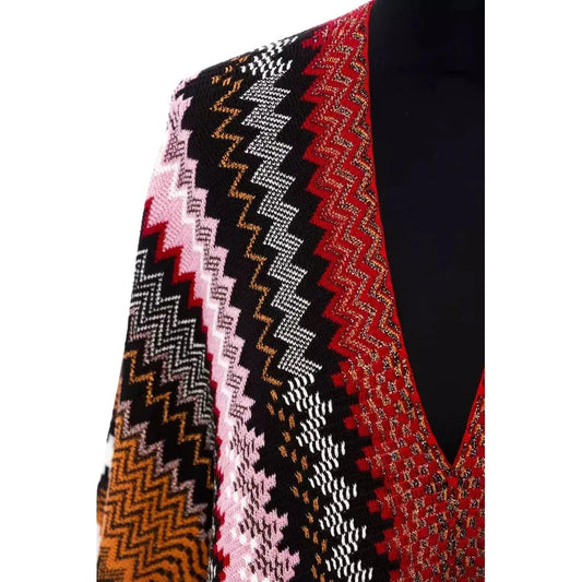Missoni Multicolor Wool Women Poncho MI-22221-UNISEX
