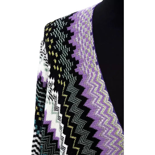 Missoni Multicolor Wool Women Poncho MI-22222-UNISEX