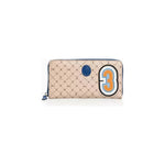 Trussardi Beige Leather Men Wallet Wallet Trussardi Light Gray