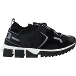 Dolce & Gabbana Chic Sorrento Slip-On Sneakers in Monochrome Dolce & Gabbana Black