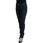 Acht Blue Cotton Skinny Low Waist Women Casual Denim Jeans PAN72696- 26