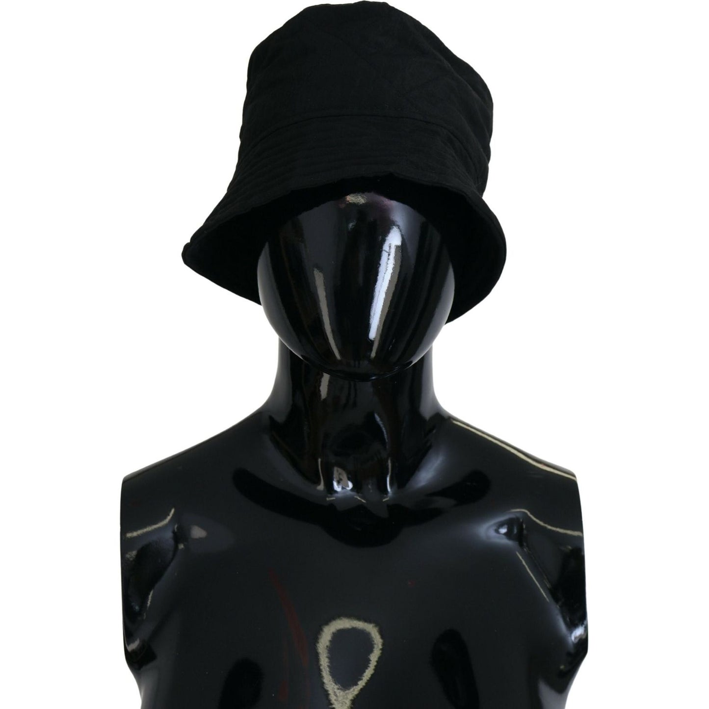 Dolce & Gabbana Black Nylon Women Bucket Cap Hat