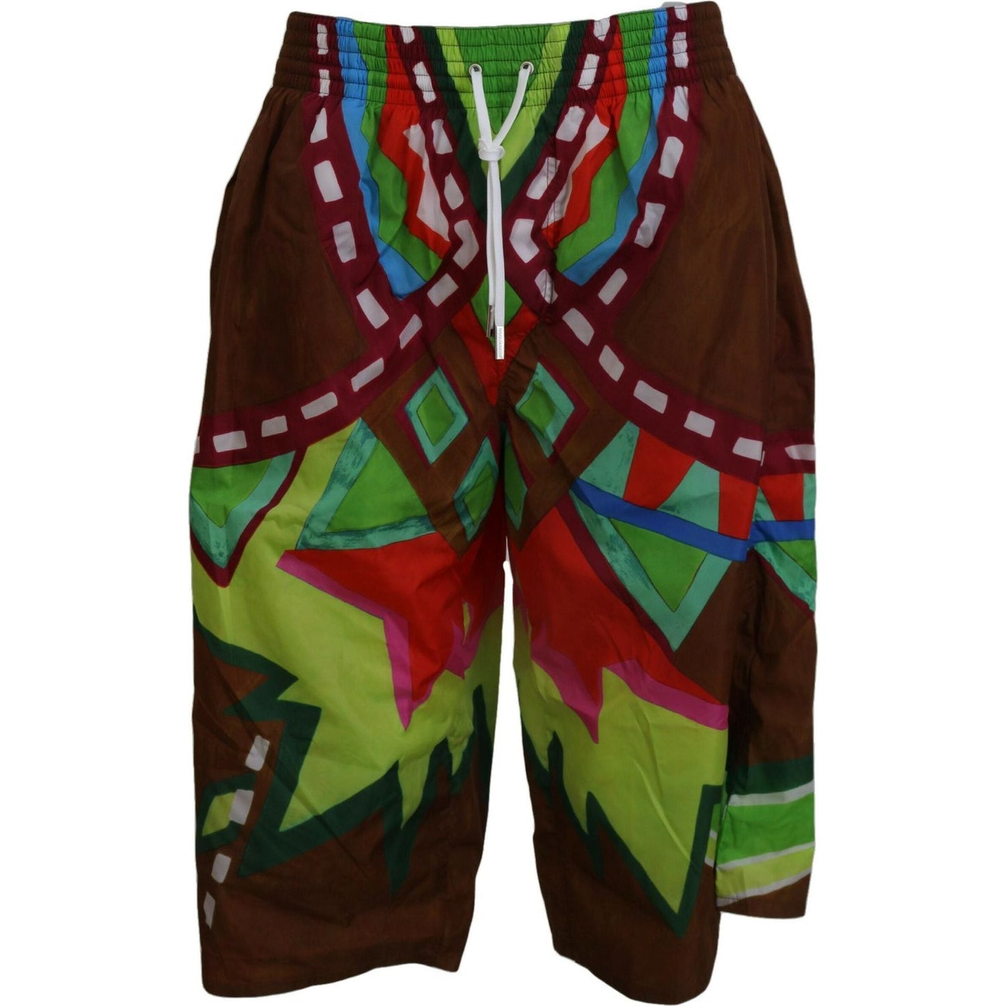 Dsquared² Multicolor Printed Men Beachwear Shorts Swimwear BIK1651 - 48