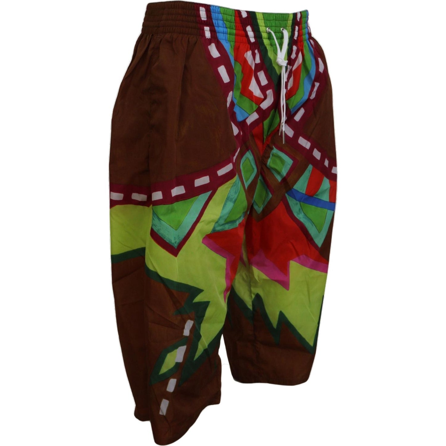 Dsquared² Multicolor Printed Men Beachwear Shorts Swimwear BIK1651 - 48