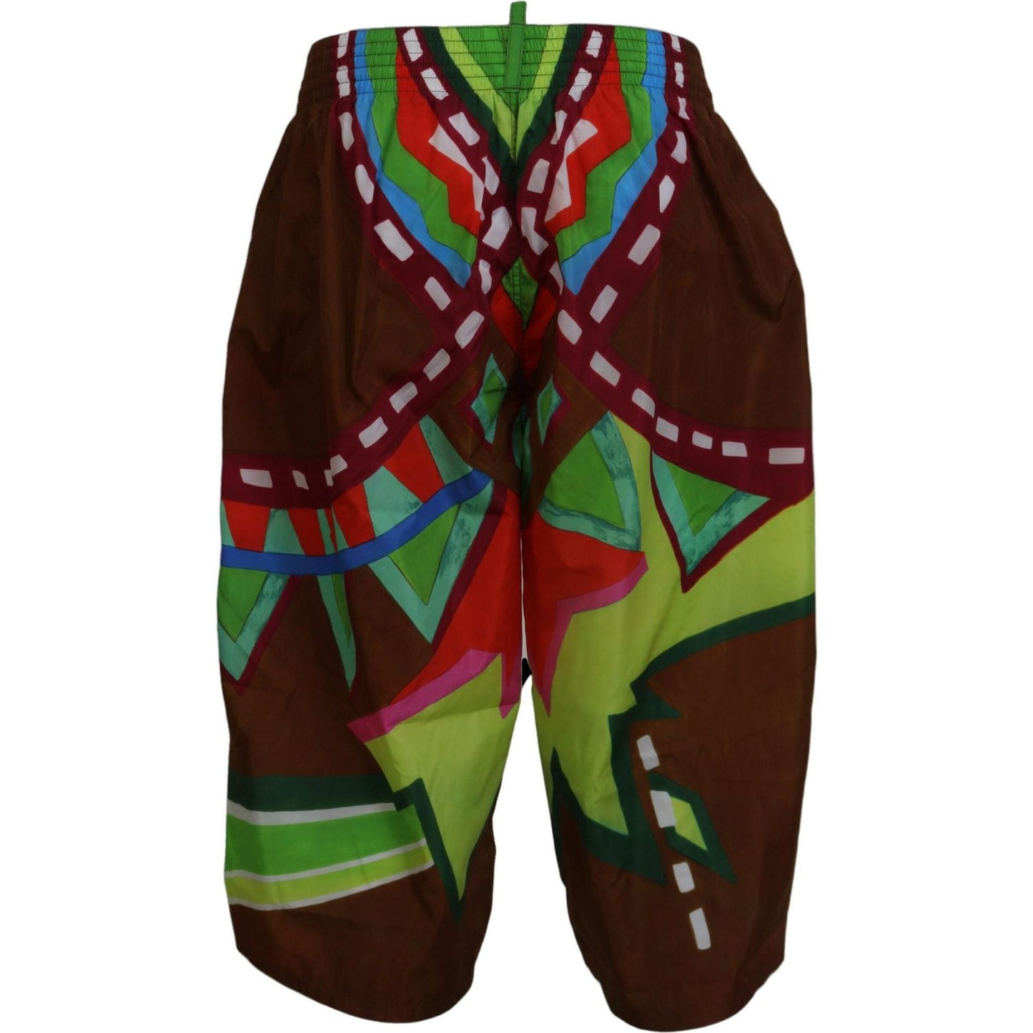 Dsquared² Multicolor Printed Men Beachwear Shorts Swimwear BIK1651 - 48