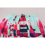 Dsquared² Multicolor Printed Beachwear Shorts Swimwear BIK1654 - 48