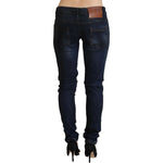 Acht Blue Low Waist Slim Fit Women Denim Jeans PAN71835-26