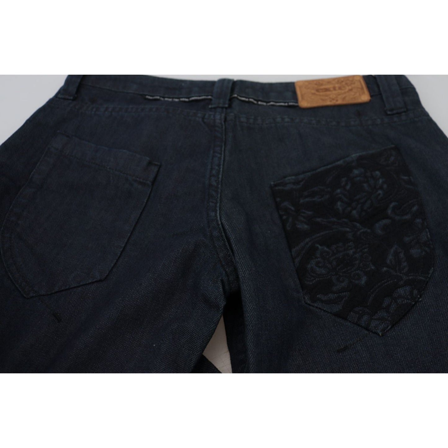 Exte Dark Blue Low Waist Straight Fit Women Denim Jeans PAN72209-26