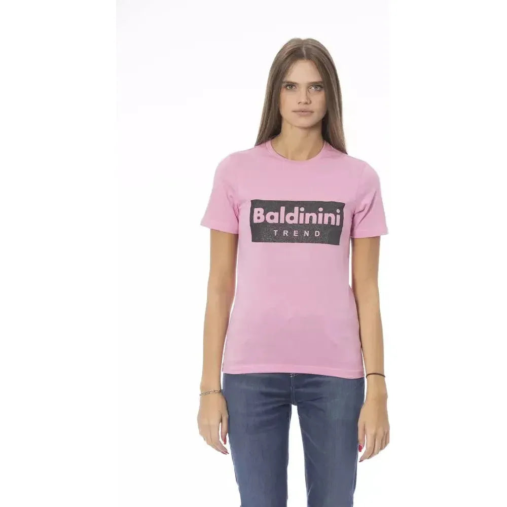 Baldinini Trend Multicolor Cotton T-Shirt