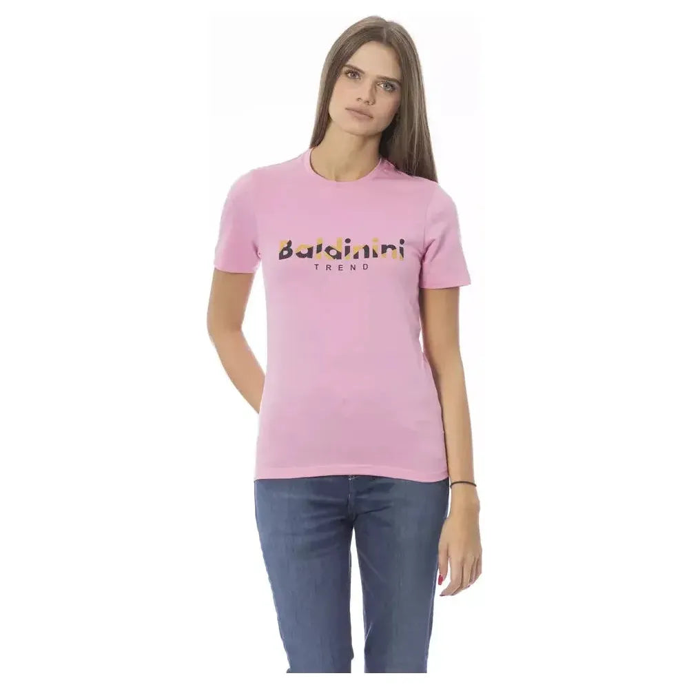 Baldinini Trend Multicolor Cotton T-Shirt