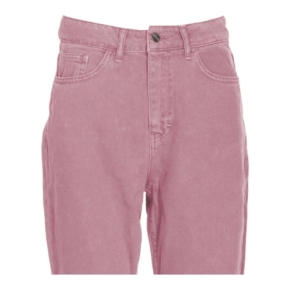 Hinnominate Chic Pink Raw Cut Bottom Jeans
