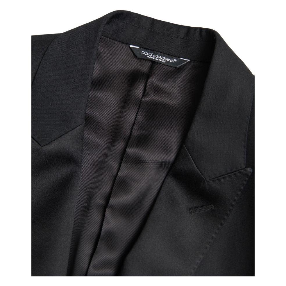 Dolce & Gabbana Black Wool Single Breasted MARTINI Blazer
