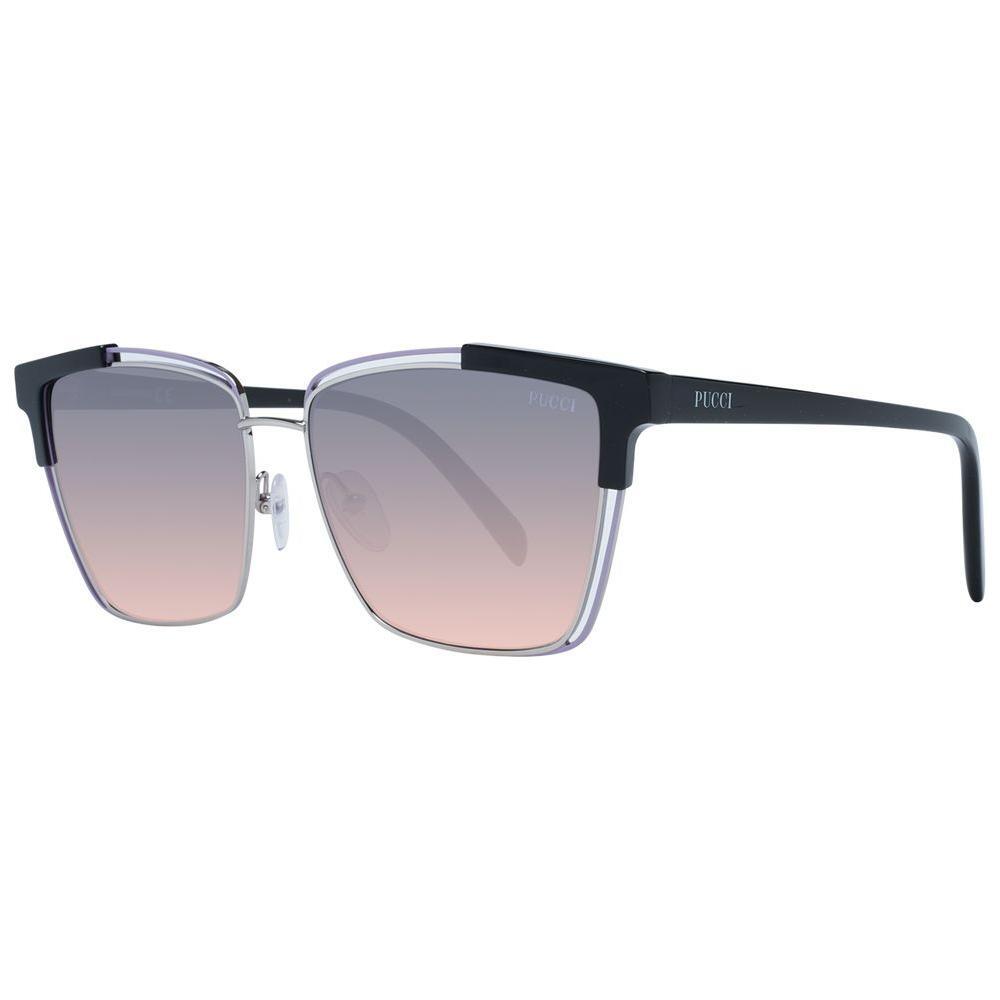 Emilio Pucci Multicolor Acetate & Metal Sunglasses