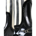 Dolce & Gabbana Black and White Striped Knee High Boots Dolce & Gabbana Beige