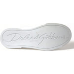 Dolce & Gabbana White Love Patch Portofino Classic Sneakers Shoes LA10478-36