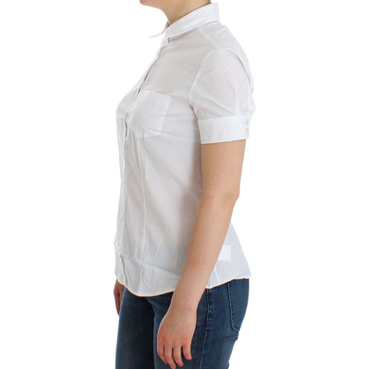 John Galliano White Cotton Shirt Top SIG12559-3