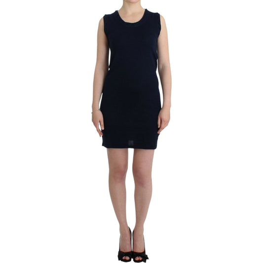 John Galliano Blue cotton jersey dress SIG11573-3