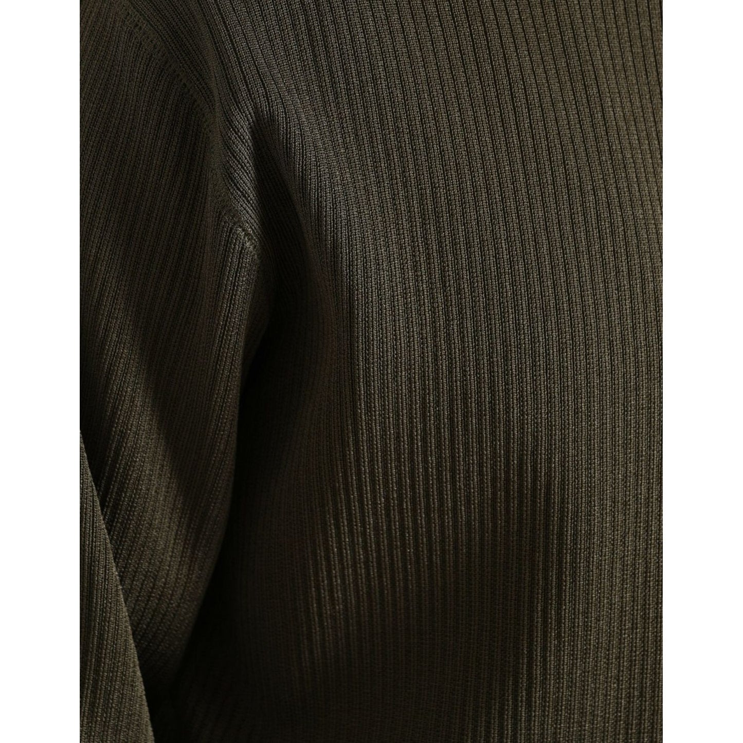 Dolce & Gabbana Green Viscose Crew Neck Men Pullover Sweater TSH84759-48