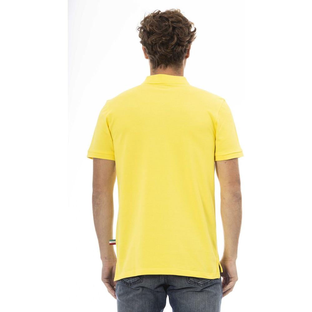 Baldinini Trend Yellow Cotton Polo Shirt