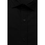 Bagutta Black Cotton Men Shirt BA-23932-XL