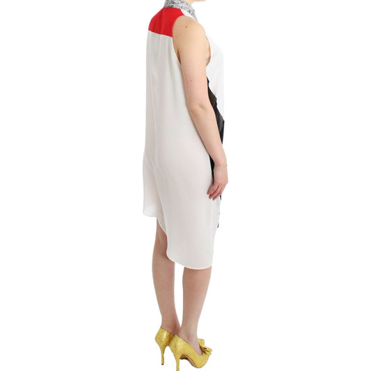Costume National White shirt assymetric hem dress SIG11647-2