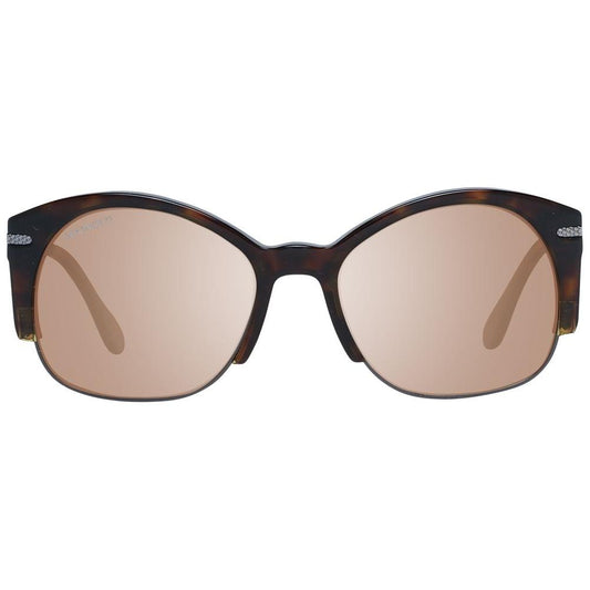 Serengeti Brown Unisex Sunglasses with polarized lenses, full-rim acetate and metal frame, 100% UVA & UVB protection.