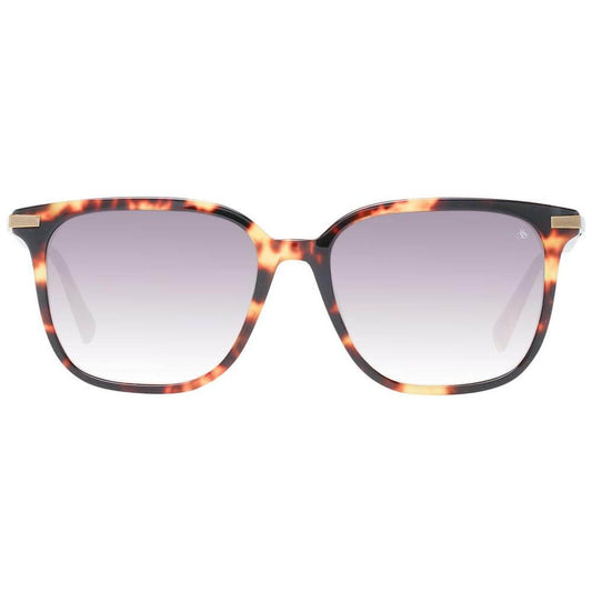 Scotch & Soda Brown Women Sunglasses with gradient lenses, full-rim square acetate frame, UVA & UVB protection, includes branded case.