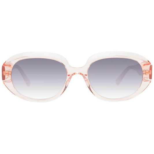 Ted Baker Orange Women's Sunglasses, oval acetate frame, blue gradient lenses, full-rim style, UV protection, size 54-18-140.