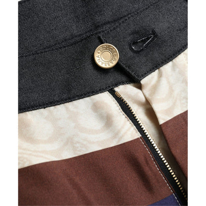 Dolce & Gabbana Multicolor Heraldic Skinny Men Pants