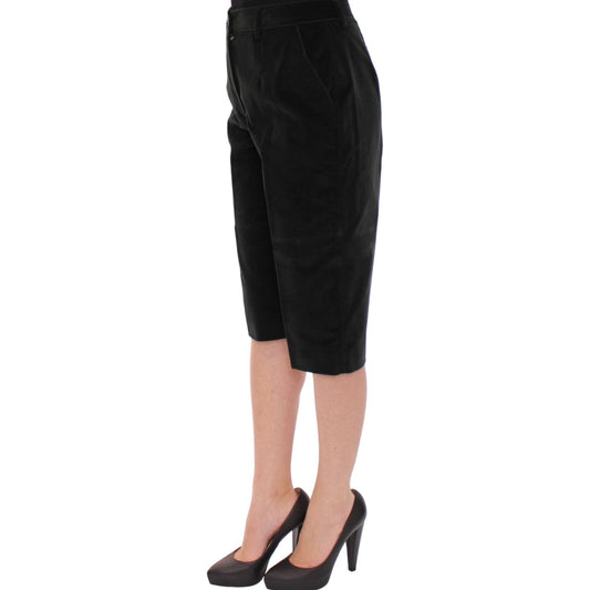 Dolce & Gabbana Black cotton shorts pants GSS11728-1