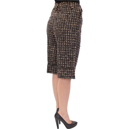 Dolce & Gabbana Multicolor wool shorts pants