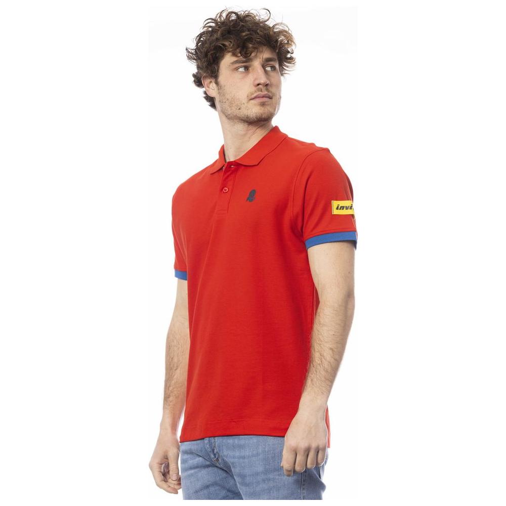 Invicta Red Cotton Men Polo Shirt
