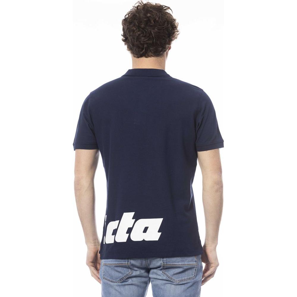 Invicta Blue Cotton Men Polo Shirt