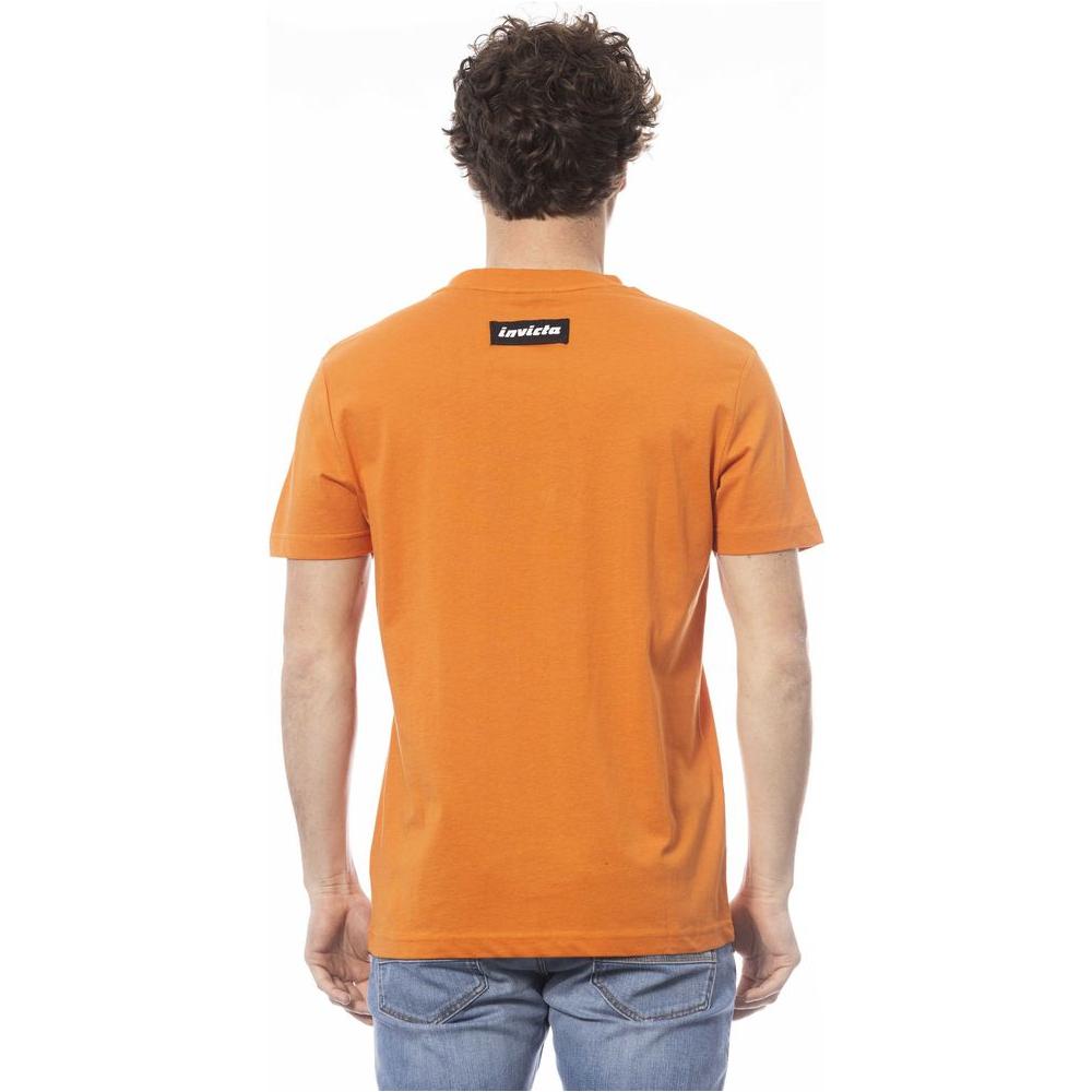 Invicta Orange Cotton T-Shirt