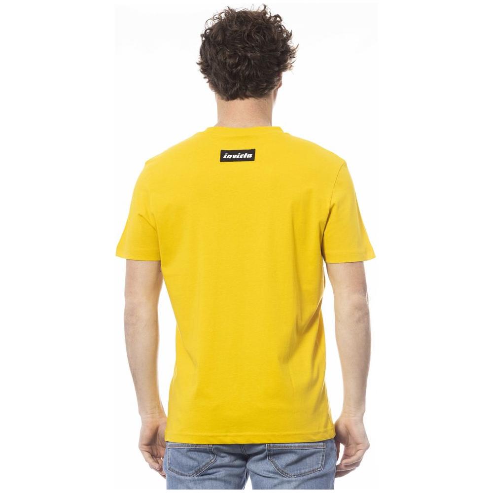 Invicta Yellow Cotton T-Shirt