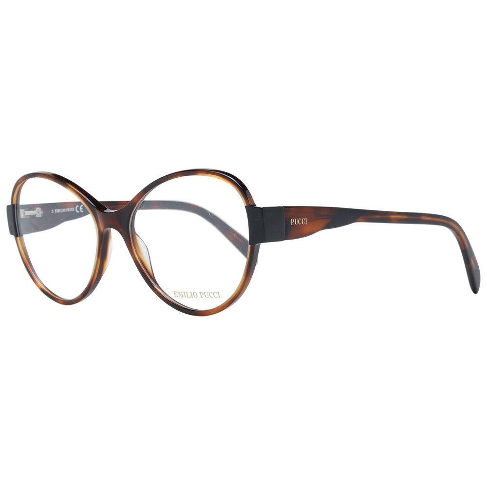 Emilio Pucci Brown Plastic Glasses (Frames)