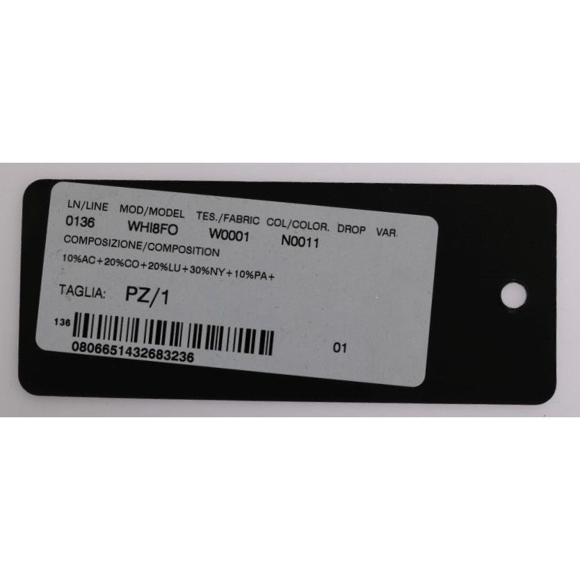 Dolce & Gabbana Black Crystal White Diadem Headband Tiara