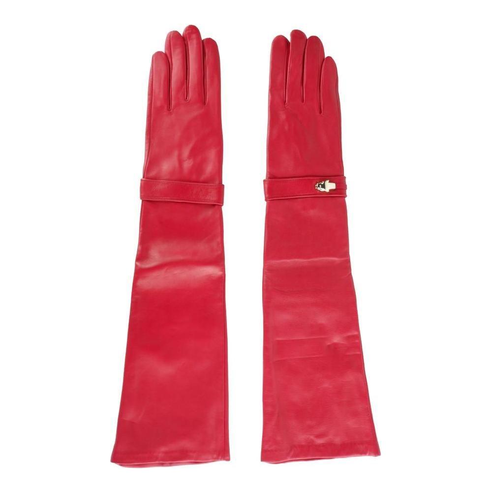 Cavalli Class Red Lambskin Glove