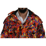 Dsquared² Multicolor Long Hooded Cargo Pocket Coat Jacket JKT3550-48