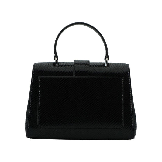Jimmy Choo Black Leather Top Handle Shoulder Bag 194611477389