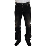 Dsquared² Black Washed Cotton Straight Fit Casual Denim Jeans PAN74440-48